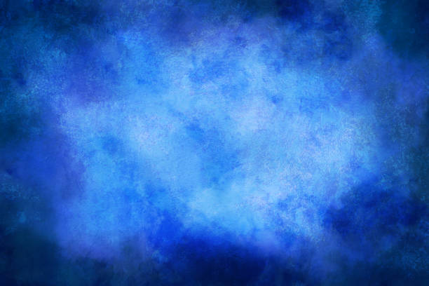istock Blue painted grunge backdrop. Blue grunge background for presentations, cover, banner, poster 2167895762