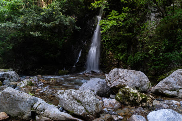 istock Beautiful landscape with waterfall 2167899271