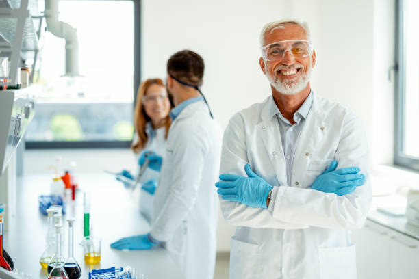 istock Mature Male Chemist Looking at Camera 2167903764