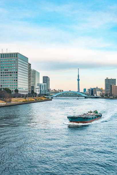 istock Kachidoki bridge across the Sumida river 2167904007