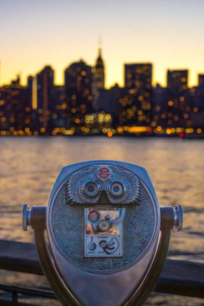 Manhattan and the New York City and viewfinder