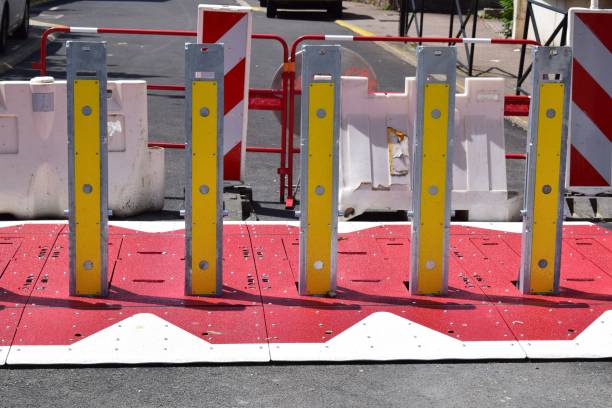 istock flip up barrier, up position 2167908585