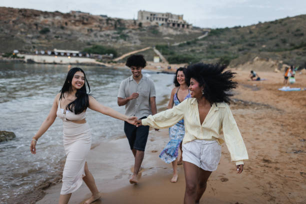 istock Young People Smiling and Having Fun at the Seaside in Malta 2167909856