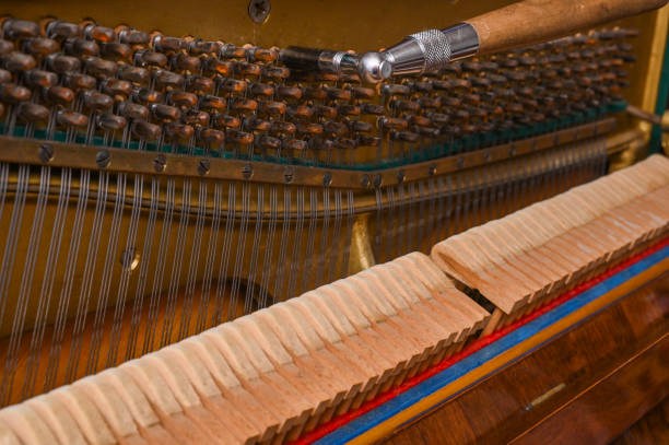 istock tuning the piano with a tool. close-up 2167912677