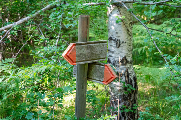istock post with orange arrows pointing out a trail 2167916749