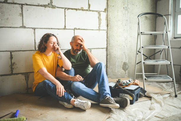 family is renovating a new house ( negative emotions )