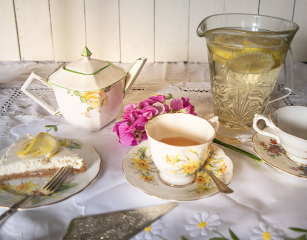 istock Vintage  afternoon royal tea  party  high tea 2167933447