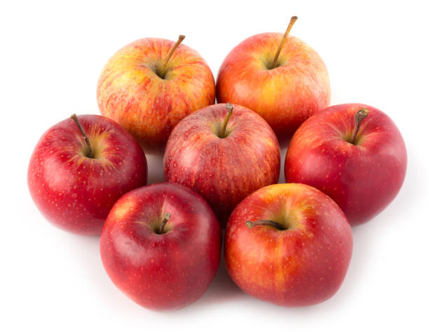 istock Red apples isolated on a white background 2167935109