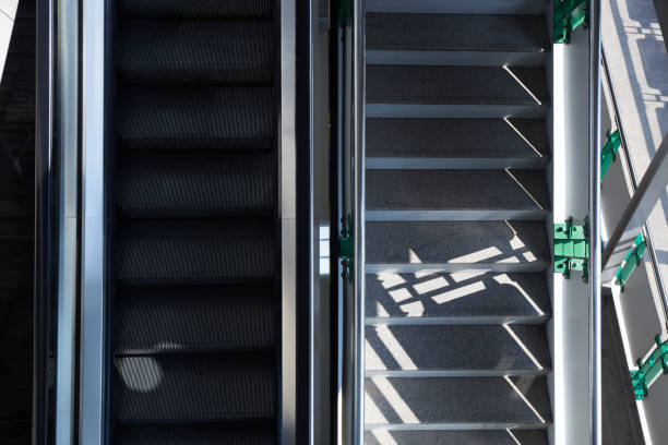 istock Escalator and staircase in public transportation 2167938049