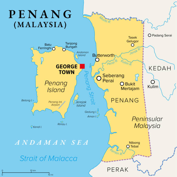 60+ George Town Penang Stock Illustrations, Royalty-Free Vector