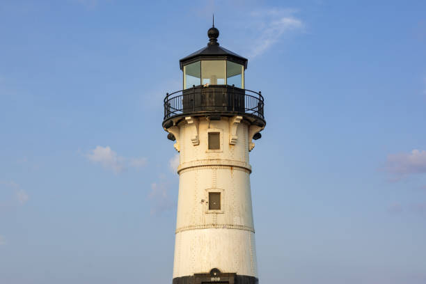 istock Evening sun on the Duluth North Shore Lighthouse.  Duluth, Minnesota, USA. 2167940633