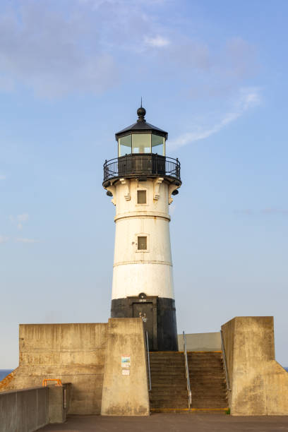 istock Evening sun on the Duluth North Shore Lighthouse.  Duluth, Minnesota, USA. 2167940651