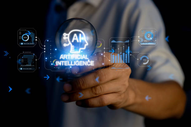 istock data analysis trading ideas Businessman working with data chart with AI Robot showing the use of artificial intelligence in investment trading. digital transformation technology 2167940694