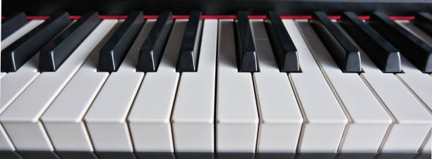 istock Piano keys close-up. Selective focus. Piano keyboard. 2167948749