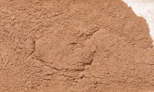 istock Dry ground cocoa powder, texture. 2167949412
