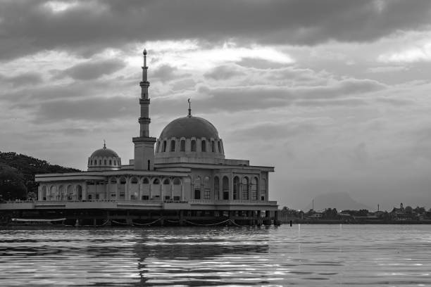 Masjid India Kuching or Floating Mosque in Kuching Sarawak Malaysia
