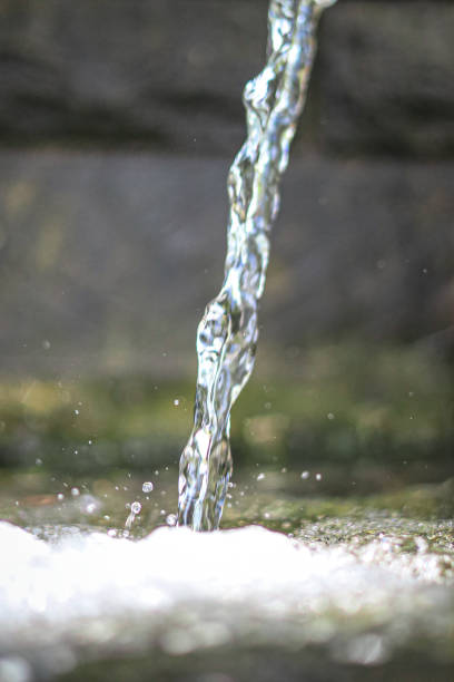 istock Nature water jet of mountain river 2167954313