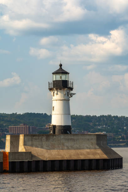 istock Evening sun on the Duluth North Shore Lighthouse.  Duluth, Minnesota, USA. 2167957949
