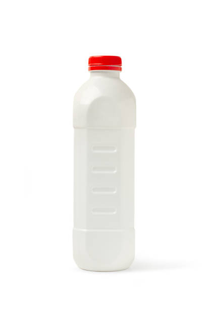 istock A white plastic bottle with a red lid on a white background with copy space 2167960391