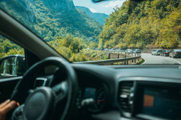 istock Typical scene during rush hour. A traffic jam with rows of cars 2167965891