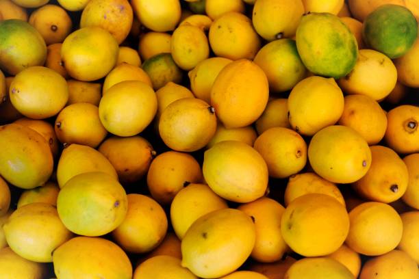 istock Fresh lemons rich in vitamin C in the supermarket 2167974607