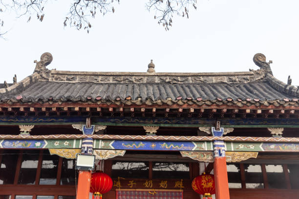 istock Guanyin Hall under snow of Anyang 2167983535