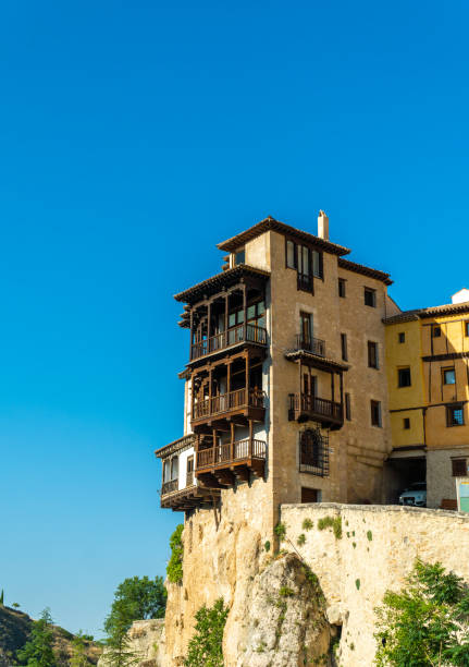 istock Panoramic view to Casas Colgadas in Cuenca (Spain). 2167998336