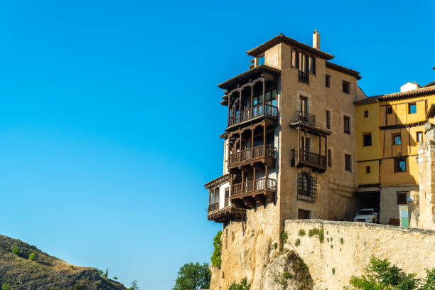 istock Panoramic view to Casas Colgadas in Cuenca (Spain). 2167998337