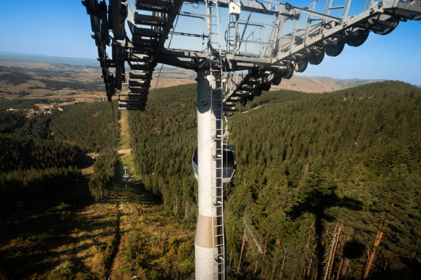 overhead cable car in Canada