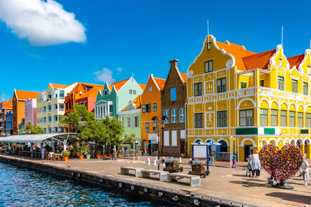 fotografii de stoc, fotografii și imagini scutite de redevențe cu willemstad embankment, curacao, caraibe - cultură caraibiană
