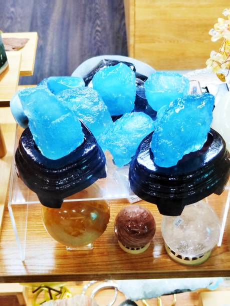 Aquamarine rough stone