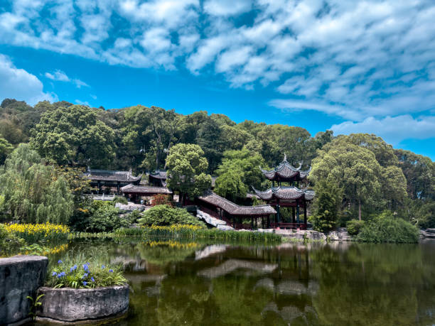 istock beautiful architecture in the park 2168020203