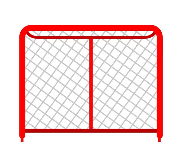 istock Football gate with net, soccer, sports vector 2168027329
