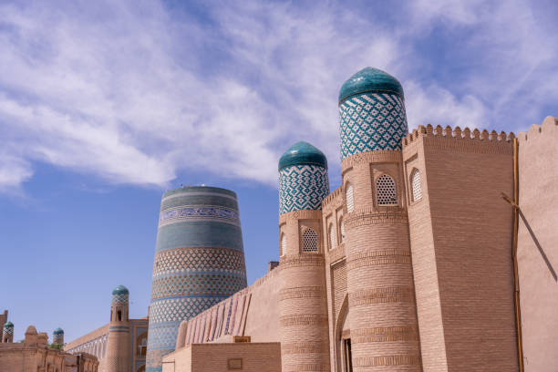 istock A building with a blue dome and a blue and white design. The building is surrounded by other buildings 2168028734