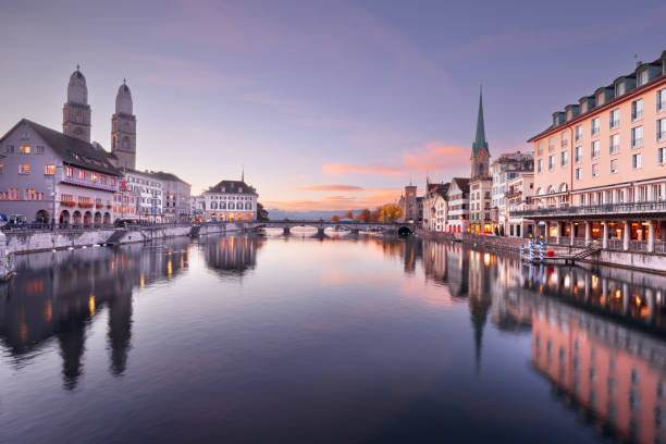 istock Zurich, Switzerland on the Limmat River 2168031339