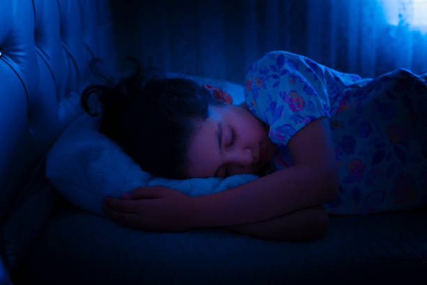 istock Sleeping girl child. 2168045641