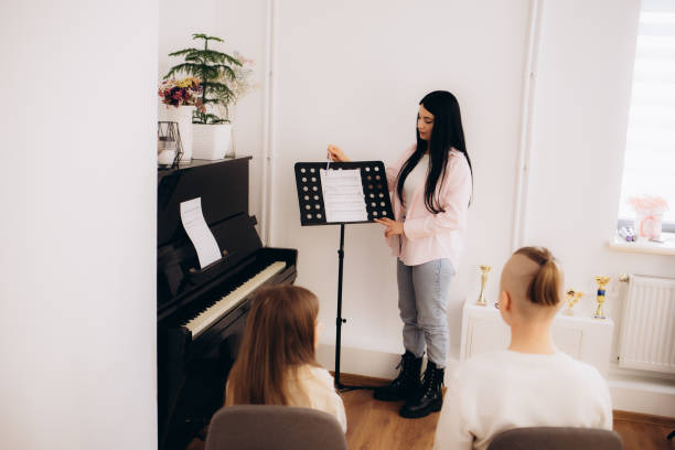 istock A lesson for children at a music school 2168047826