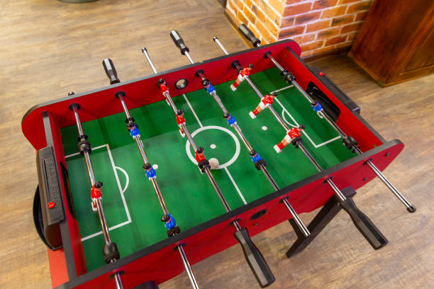 istock Exciting game of table football 2168049289