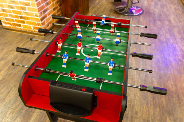 istock Exciting game of table football 2168049290