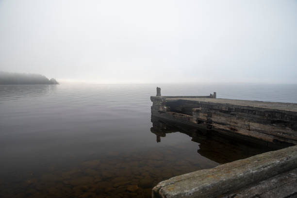 istock An old rotten wooden pier 2168049565
