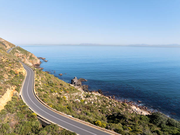 istock Scenic coastal road along a beautiful coastline 2168056361