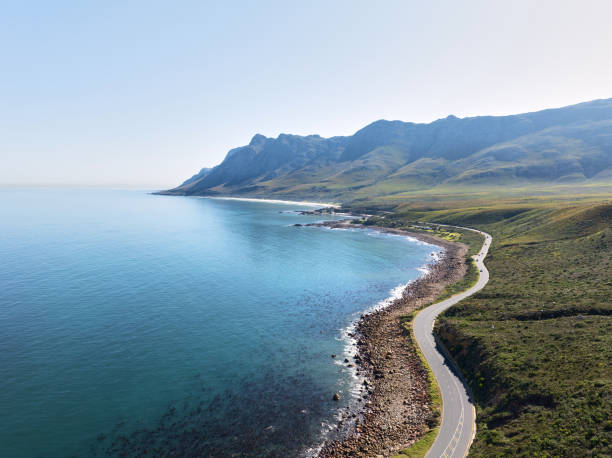 istock Scenic coastal road along a beautiful coastline 2168056636