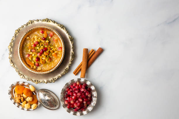 Traditional delicious Turkish dessert; Ashura (Asure)