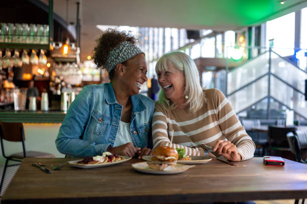 Enjoying Brunch with a Friend