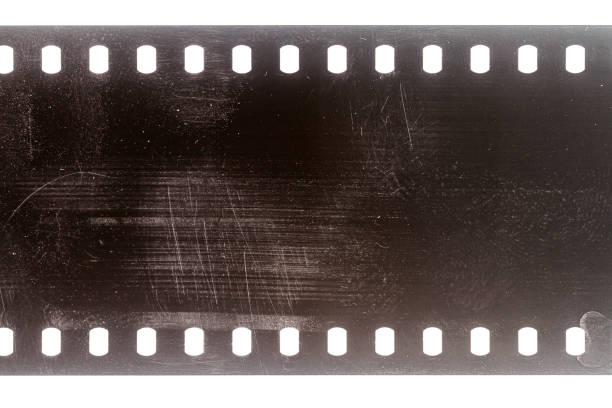 Dusty and grungy 35mm film texture or surface