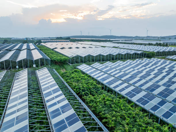 istock Solar power station in the agricultural field 2168073219