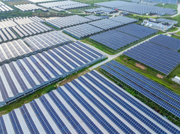 istock Solar power station in the agricultural field 2168073222