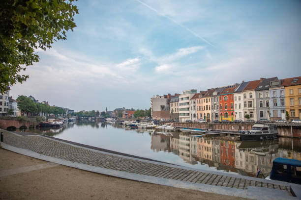 istock View in secondary city Ghent, Belgium 2168074139