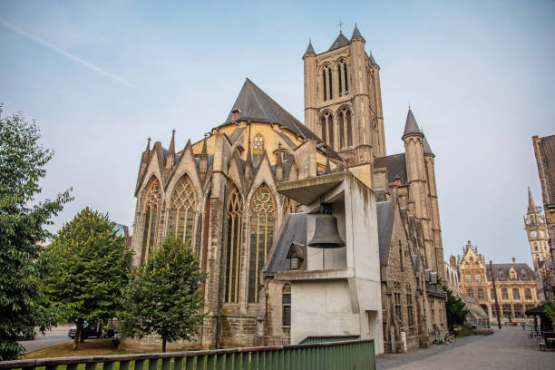 istock View in secondary city Ghent, Belgium 2168074647