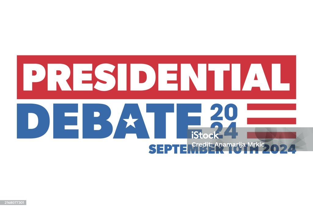 Debating Update Banner Second First Presidential Debate Vector Background Banner Template With ...
